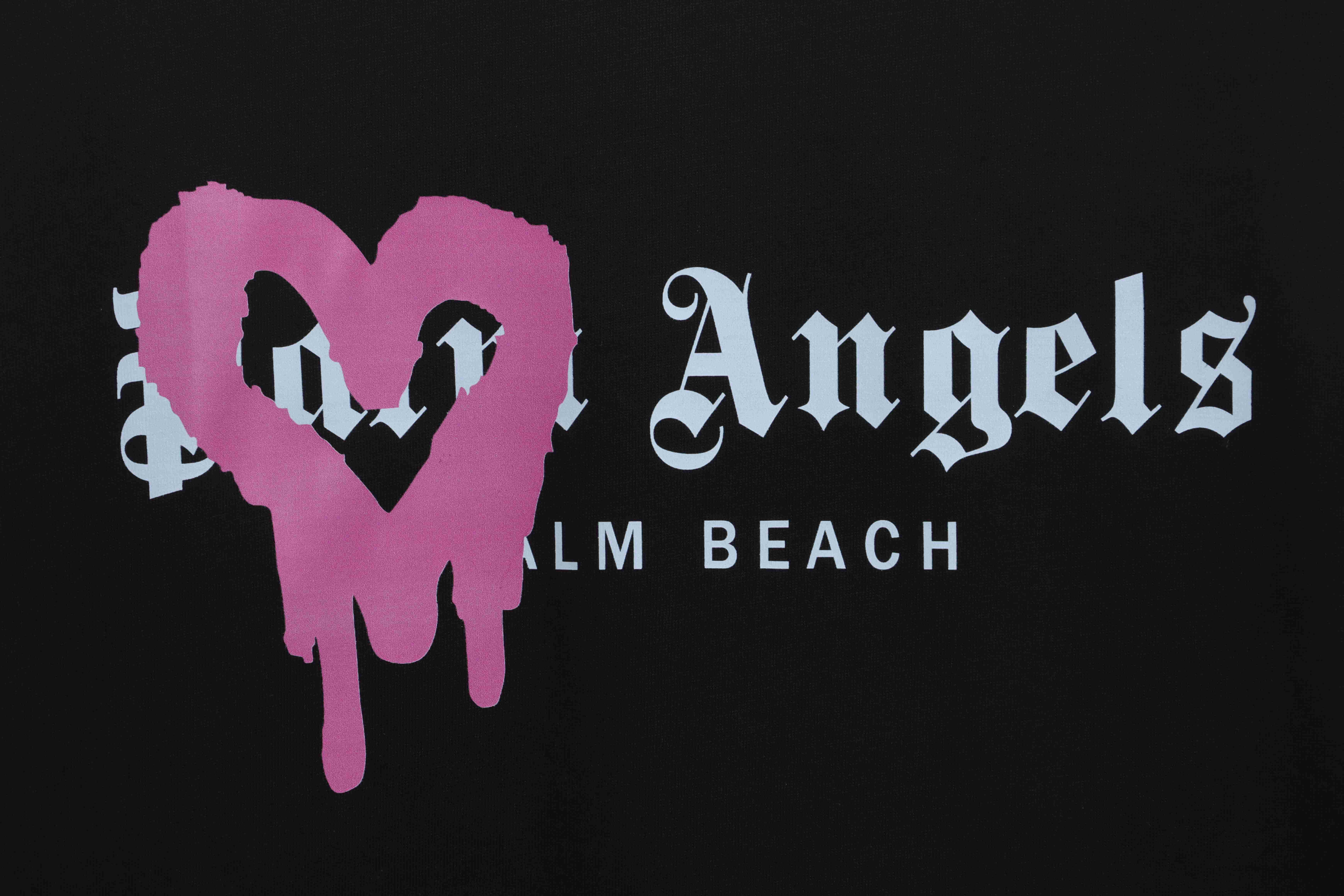 Palm Angels Heart Spray Painted T-shirt