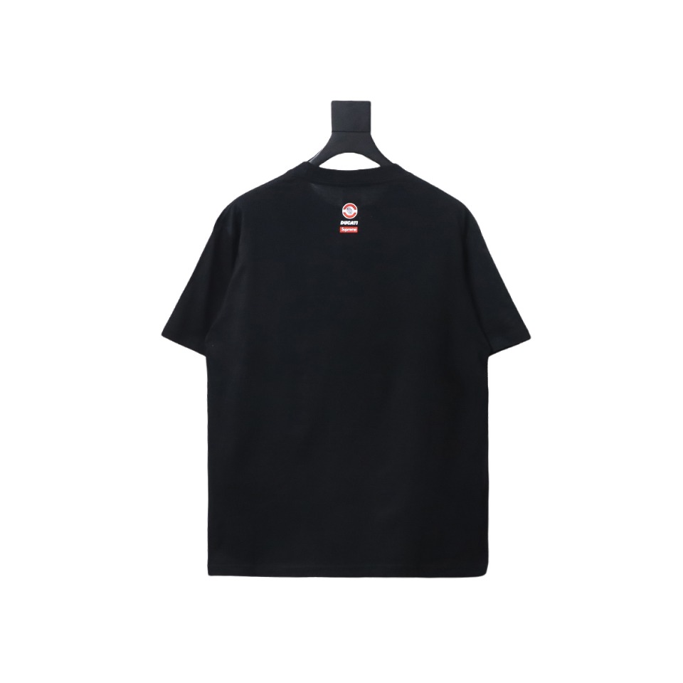 SUPREME X DUCATI Motorcycle People Printed T-shirt WSY2002024009
