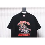 SUPREME X DUCATI Motorcycle People Printed T-shirt WSY2002024009