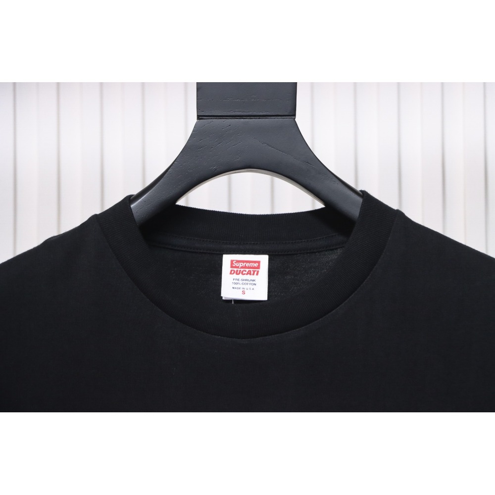 SUPREME X DUCATI Motorcycle People Printed T-shirt WSY2002024009