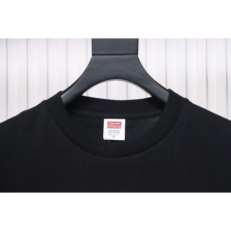 SUPREME X DUCATI Motorcycle People Printed T-shirt WSY2002024009