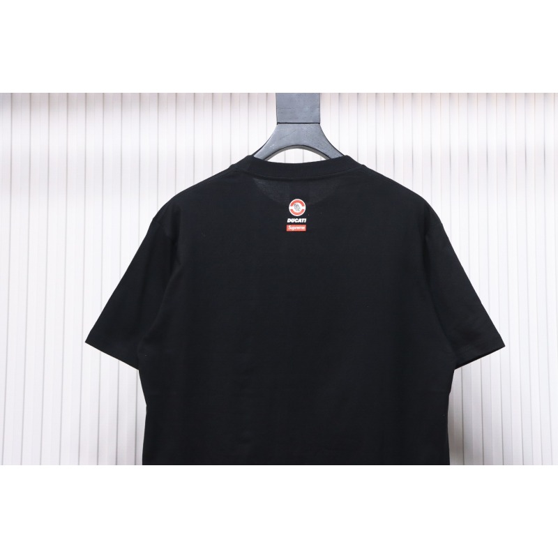 SUPREME X DUCATI Motorcycle People Printed T-shirt WSY2002024009