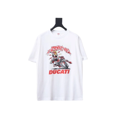 SUPREME X DUCATI Motorcycle People Printed T-shirt WSY2002024009 01