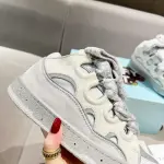 Lanvin Curb Sneaker White Grey Pale PB250110 FW SKDK02 DOTS P23