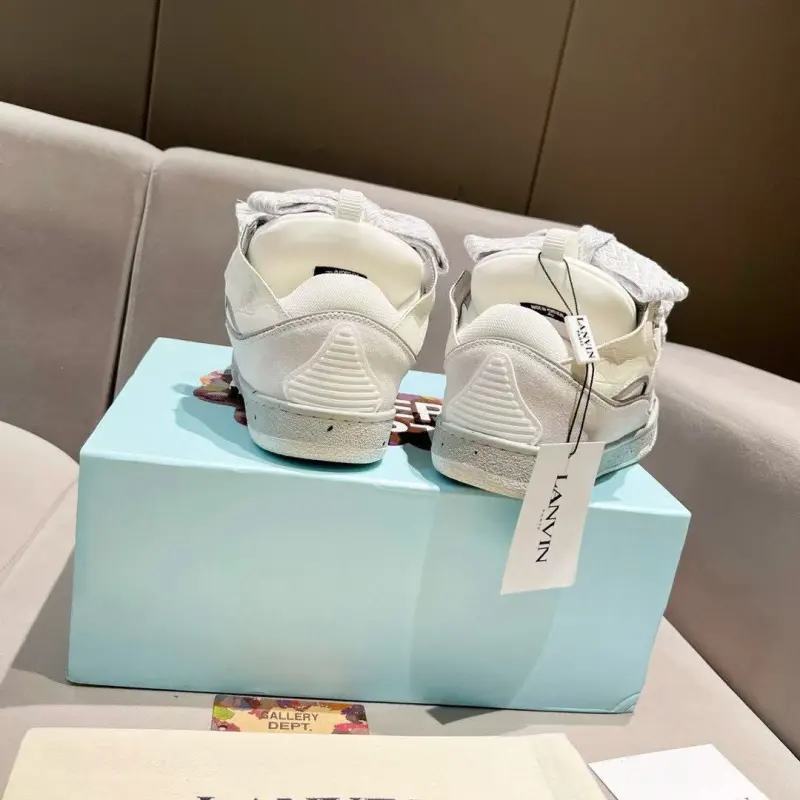 Lanvin Curb Sneaker White Grey Pale PB250110 FW SKDK02 DOTS P23