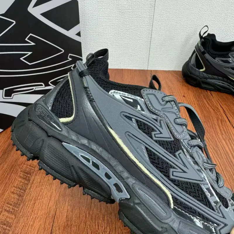 Off White Be Right Back Sneakers Full Black OWIA289C99FAB0011010