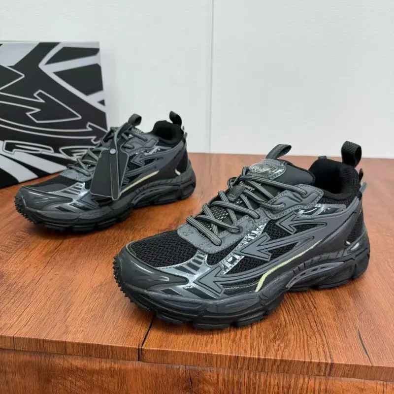 Off White Be Right Back Sneakers Full Black OWIA289C99FAB0011010