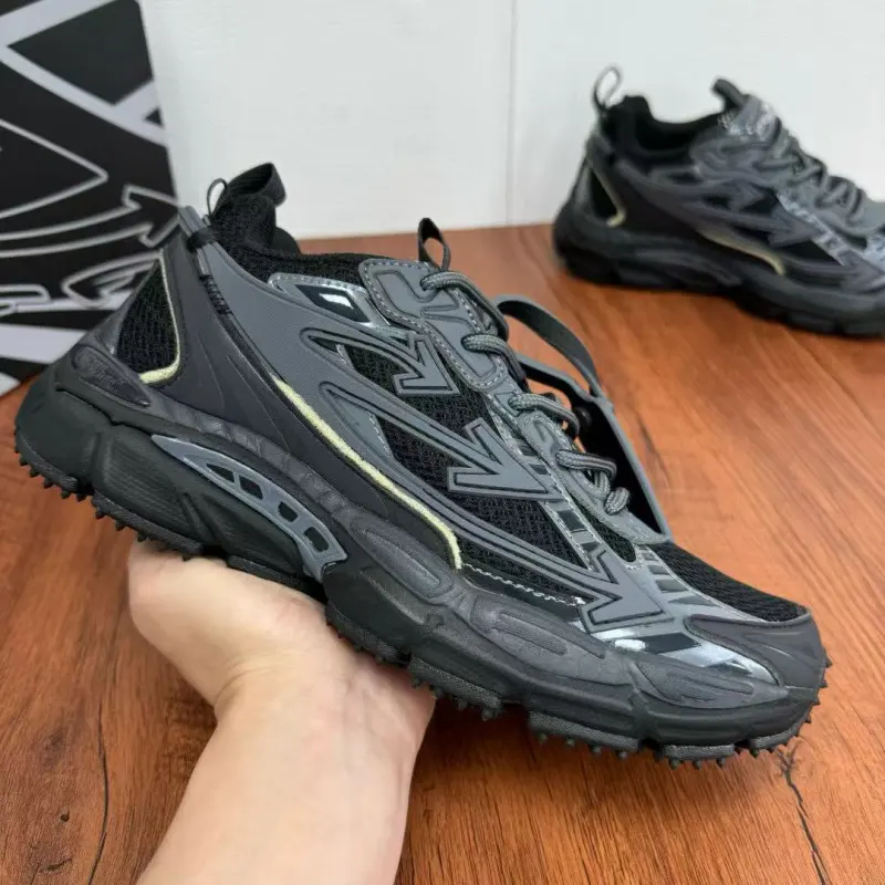Off White Be Right Back Sneakers Full Black OWIA289C99FAB0011010