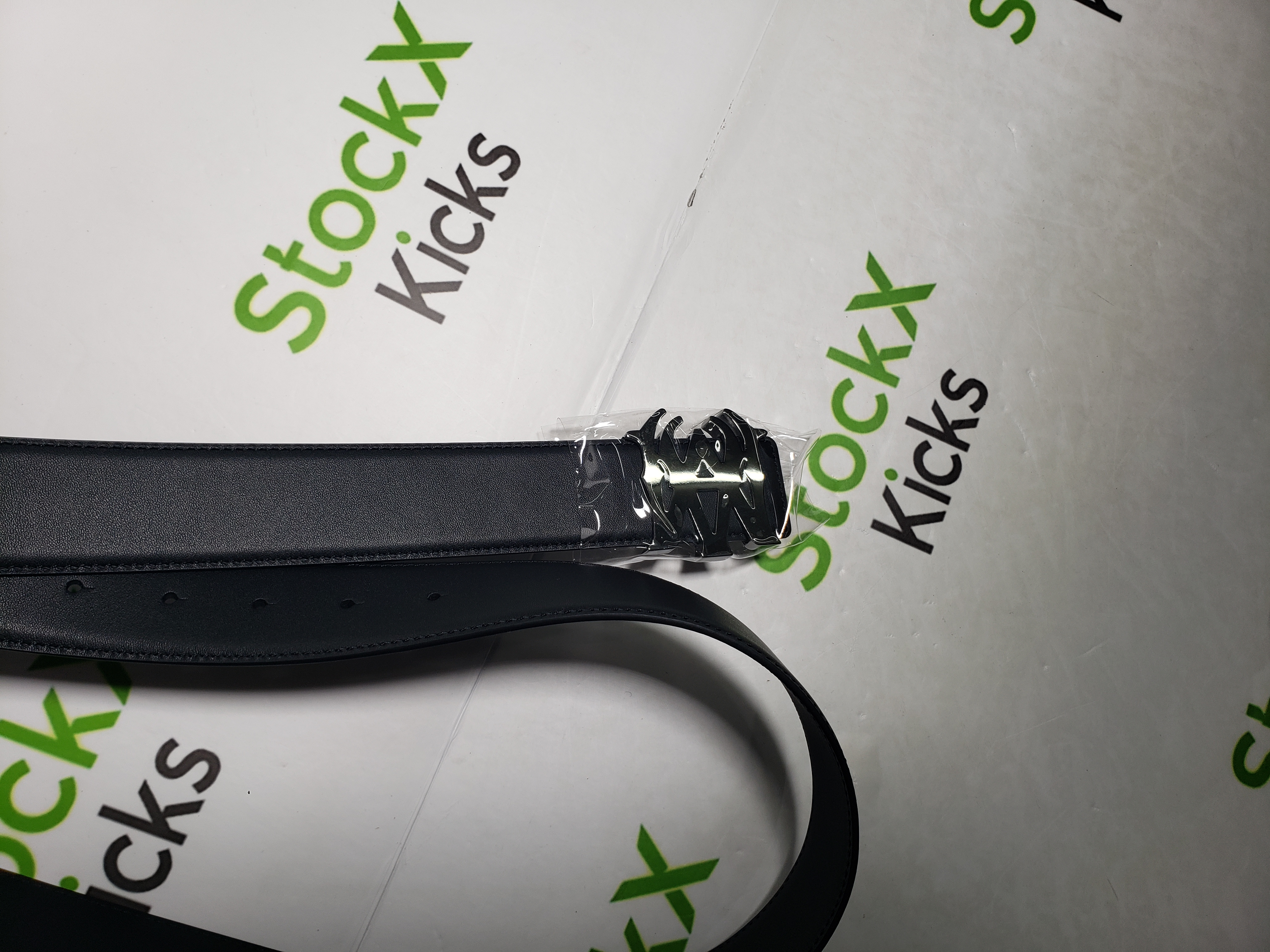 [Add One] Amiri 4cm MA Nappa Leather Belt Black CK PF23MAL002 001 BLAC