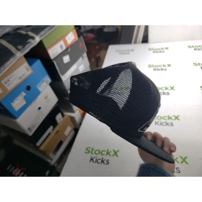 [Add One] Chrome Hearts CH Hollywood Trucker Hat Black/Black CK0723