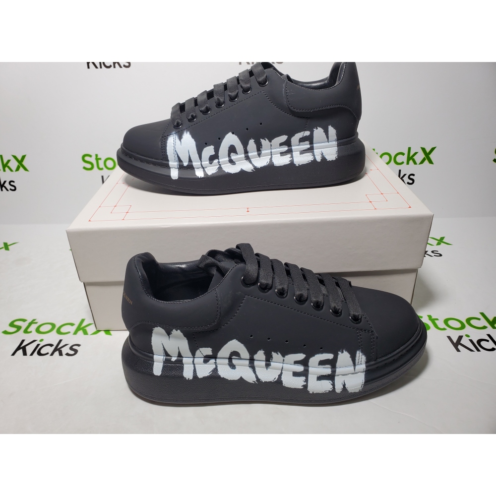 Alexander McQueen Oversized Graffiti Black