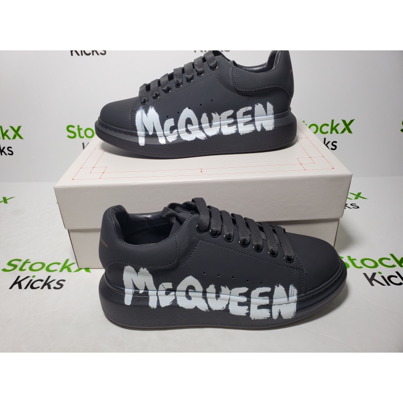 Alexander McQueen Oversized Graffiti Black