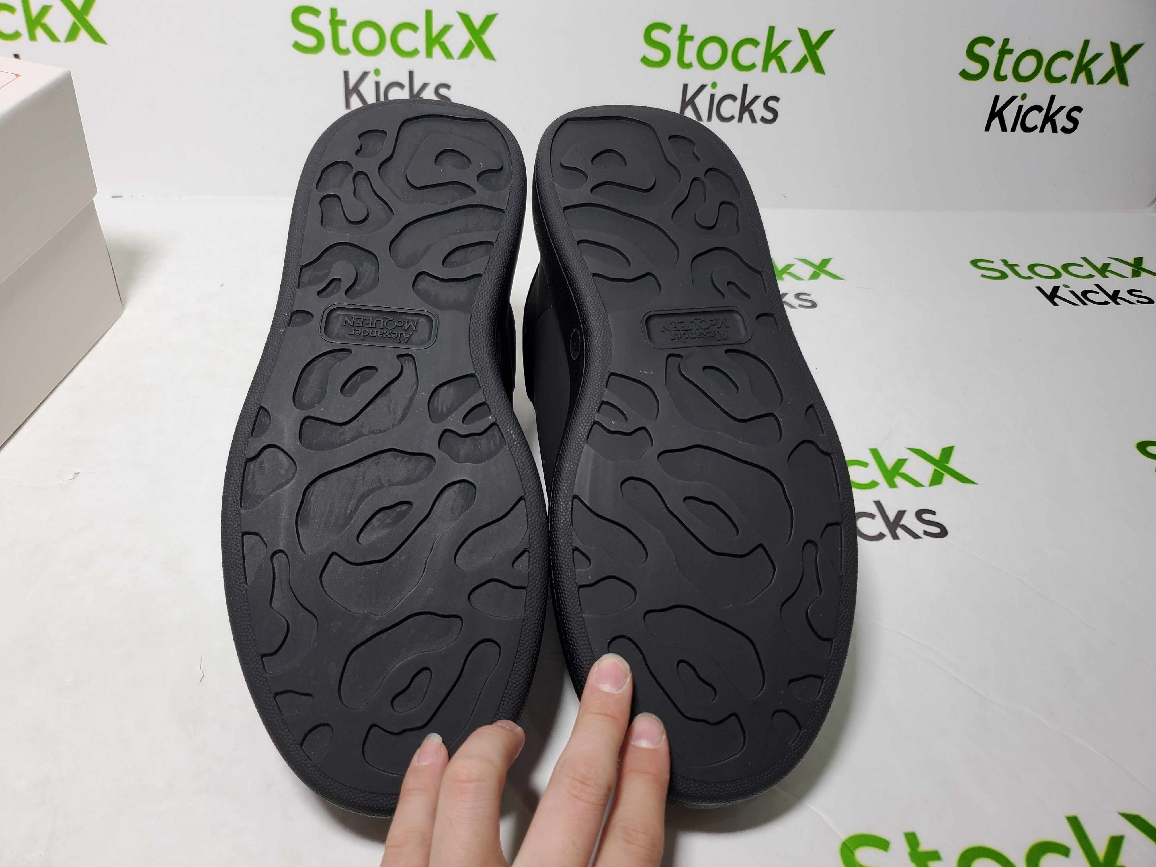 Alexander McQueen Oversized Graffiti Black