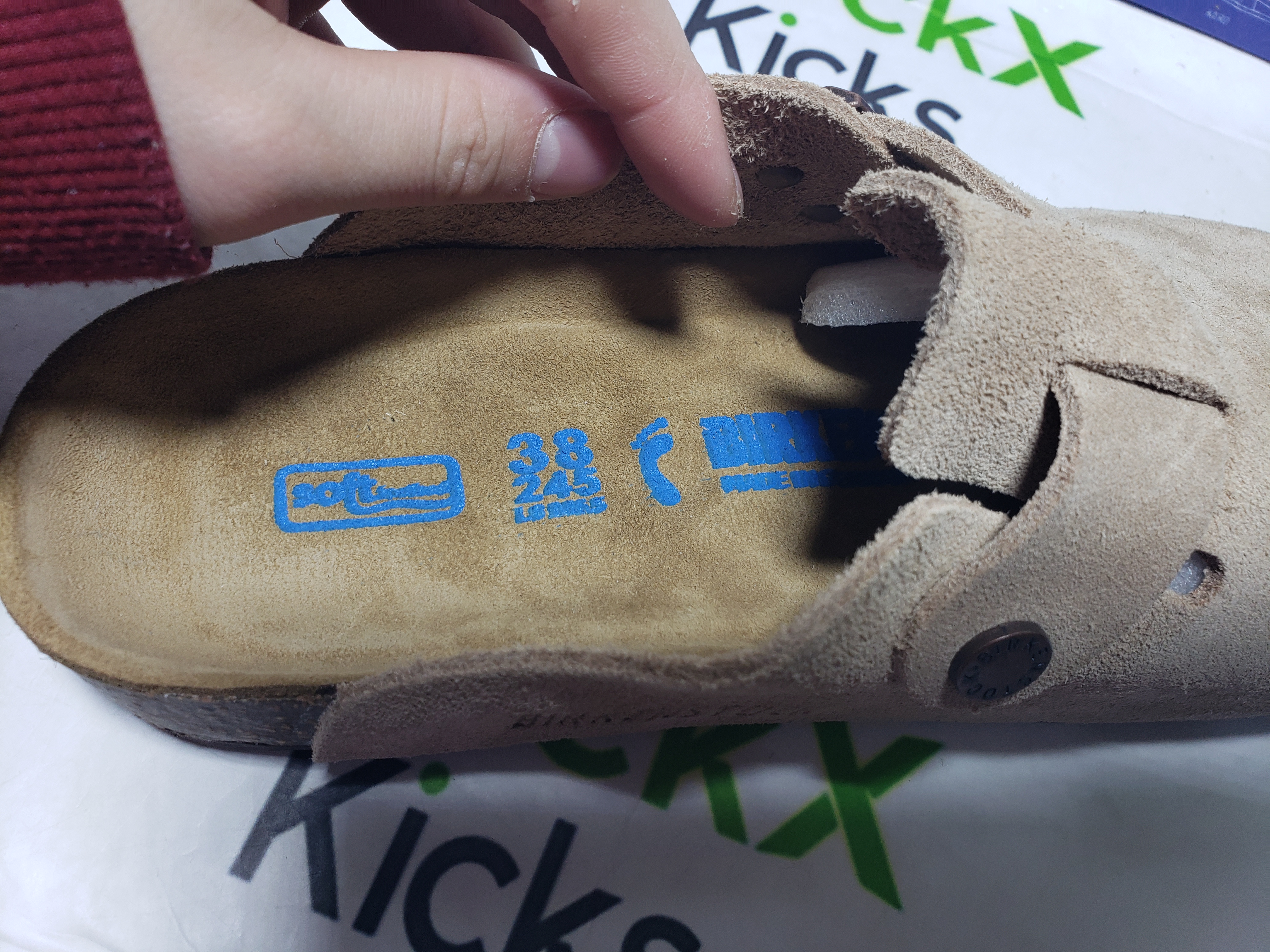 Birkenstock Boston Soft Footbed Beige 0112574