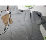 Burberry Embroidered Grey EKD Zip Hoodie Grey CK WH2202024020