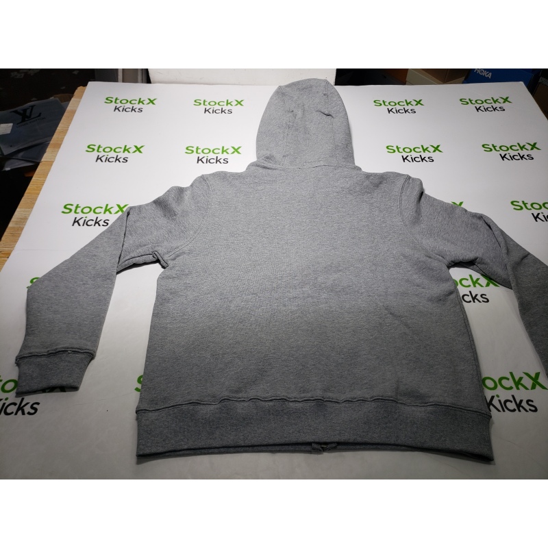 Burberry Embroidered Grey EKD Zip Hoodie Grey CK WH2202024020