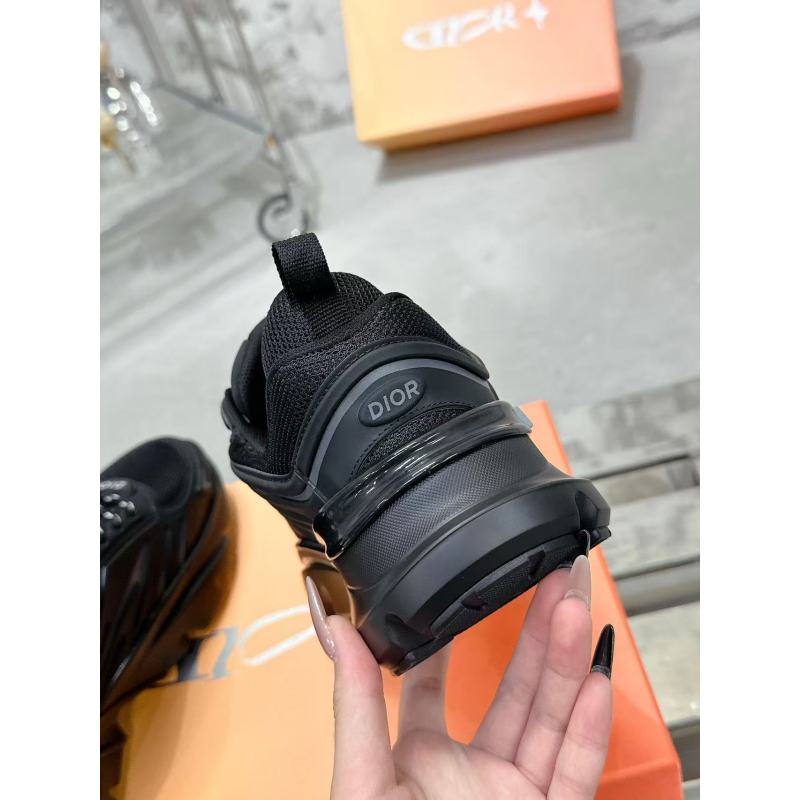 Dior B44 Blade Sneaker Black Technical Mesh and Black Technical Fabric 3SN306ZZY_H981