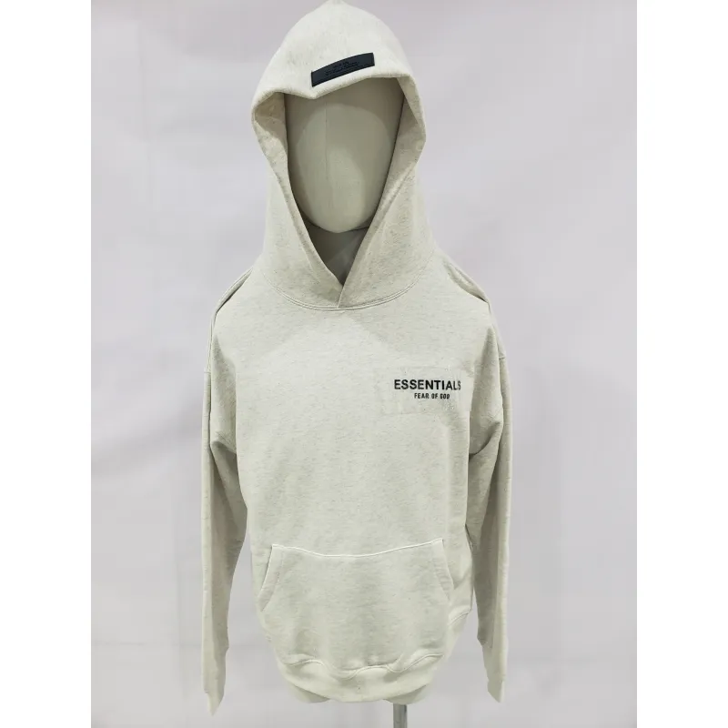 Fear of God Essentials Hoodie Light Oatmeal 192BT212112F