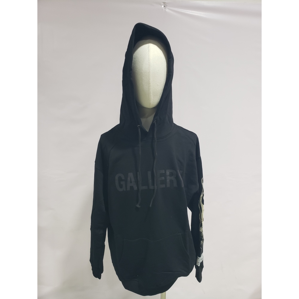 Gallery Dept. Flames Hoodie Black CK20241225
