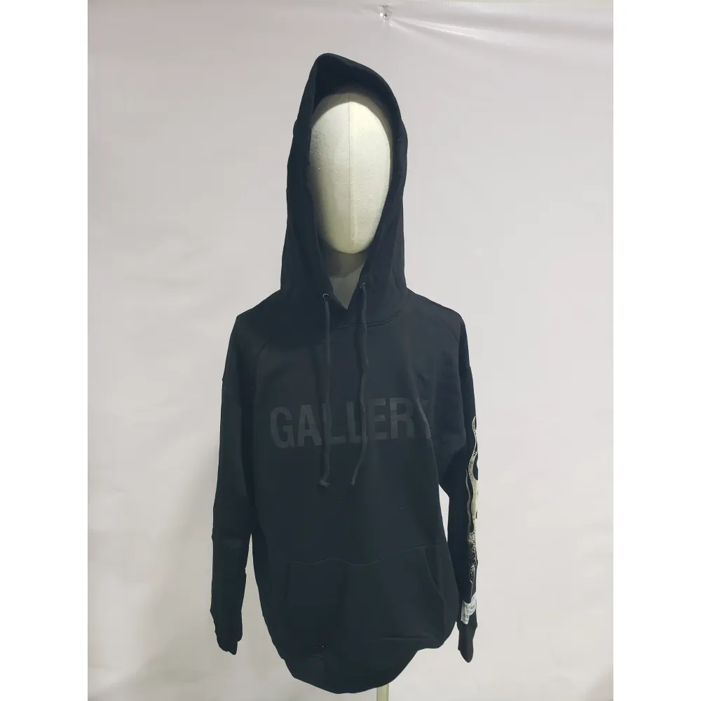 Gallery Dept. Flames Hoodie Black CK20241225