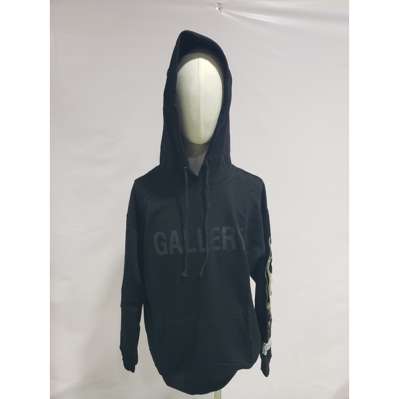 Gallery Dept. Flames Hoodie Black CK20241225