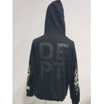 Gallery Dept. Flames Hoodie Black CK20241225