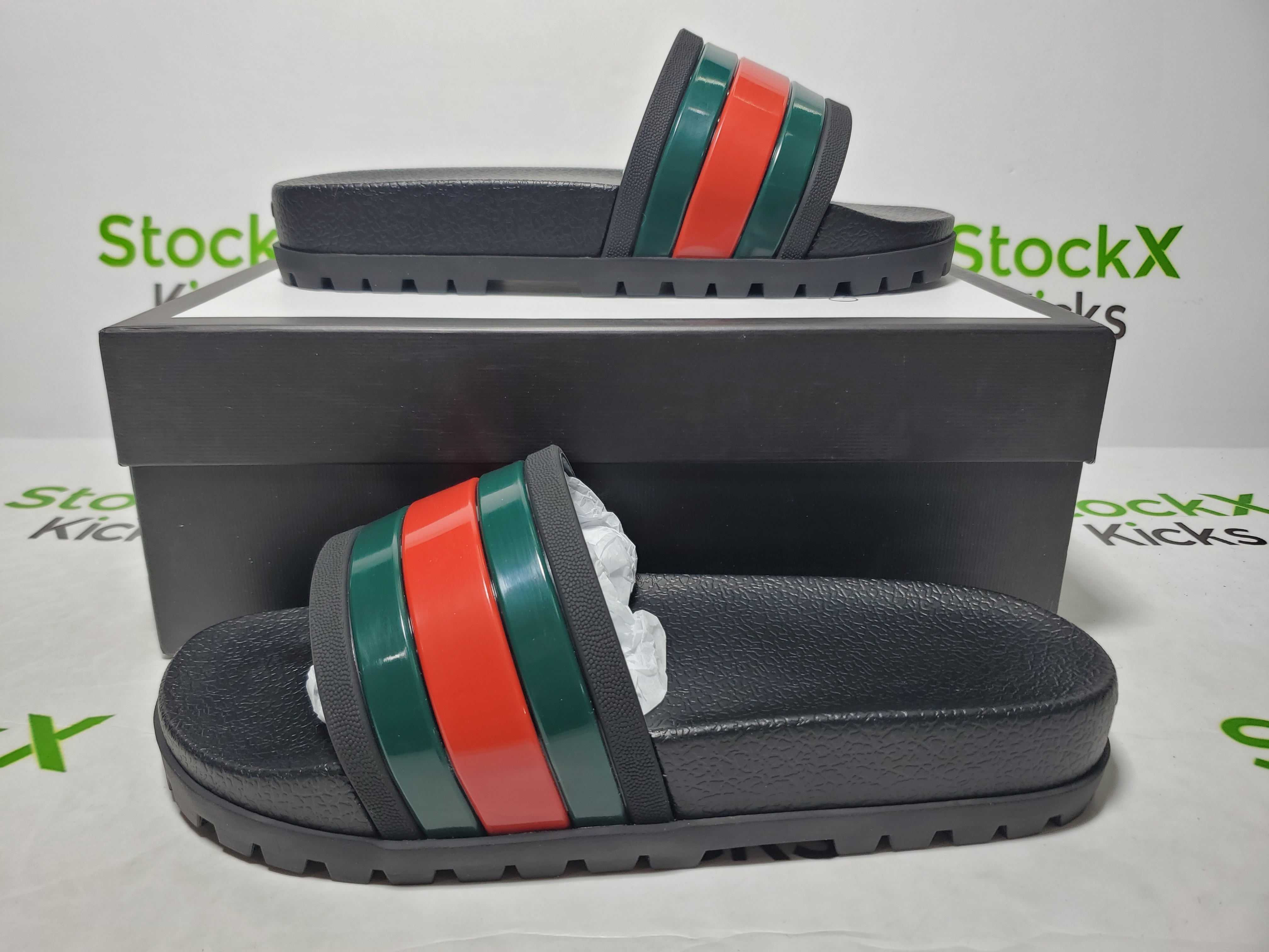 Gucci Men's slide sandal with Web 429469 GIB10 1098