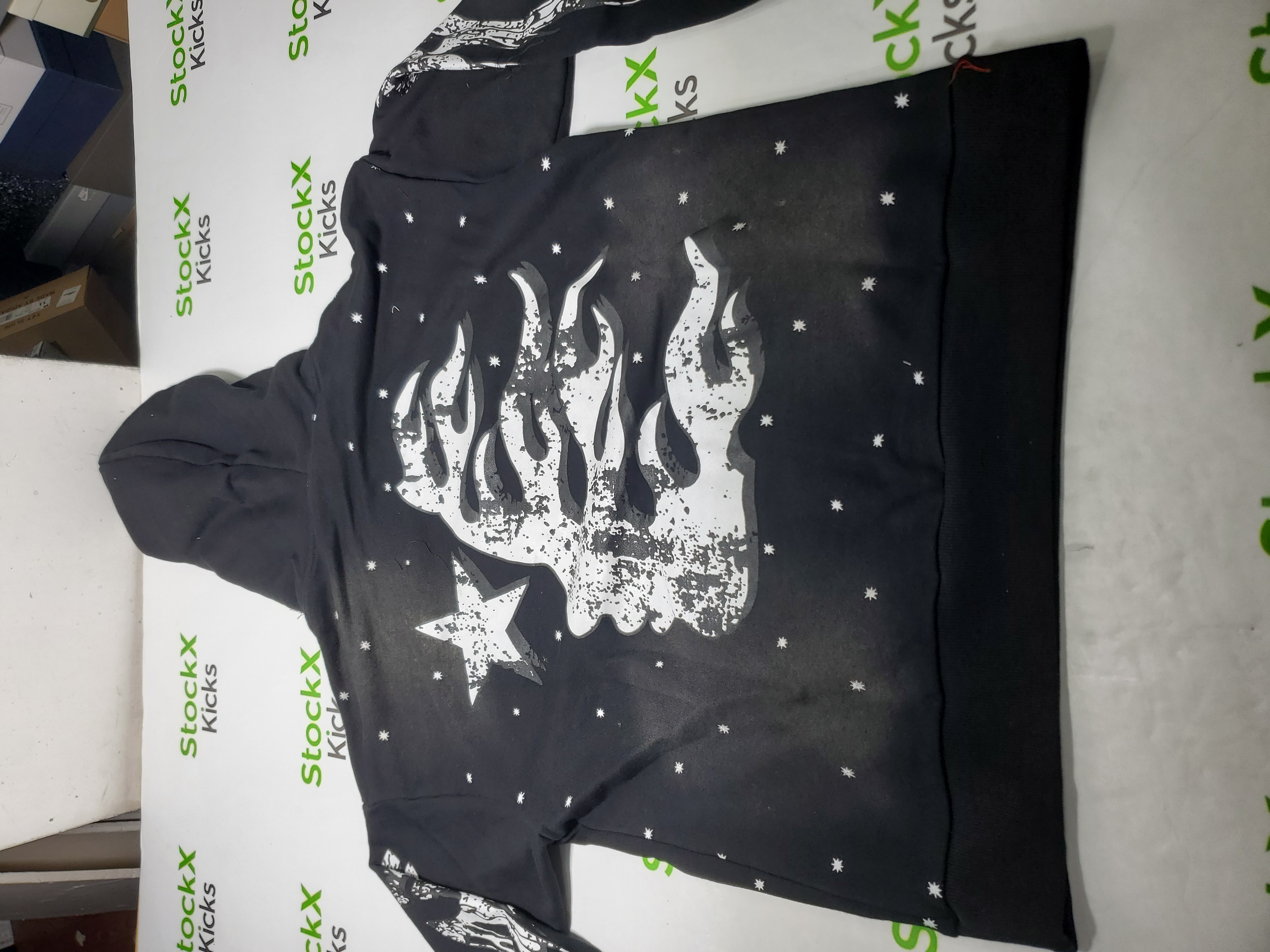 Hellstar Racer Hooded Vintage Black Hoodie