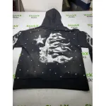 Hellstar Racer Hooded Vintage Black Hoodie