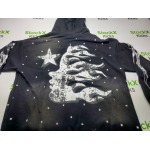 Hellstar Racer Hooded Vintage Black Hoodie