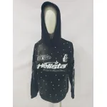 Hellstar Racer Hooded Vintage Black Hoodie