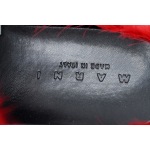 Marni Long-hair Calfskin Fussbett Sabot Red SBMS004601P412200R66