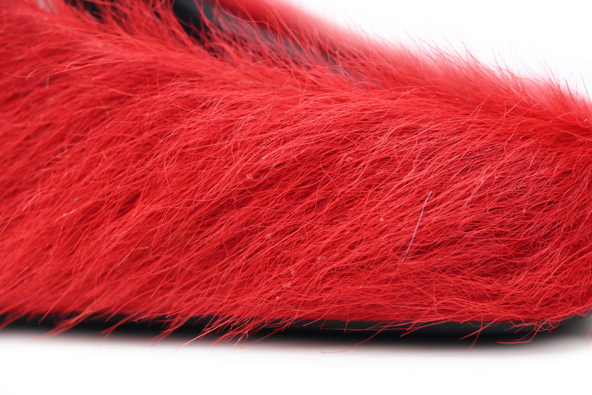 Marni Long-hair Calfskin Fussbett Sabot Red SBMS004601P412200R66