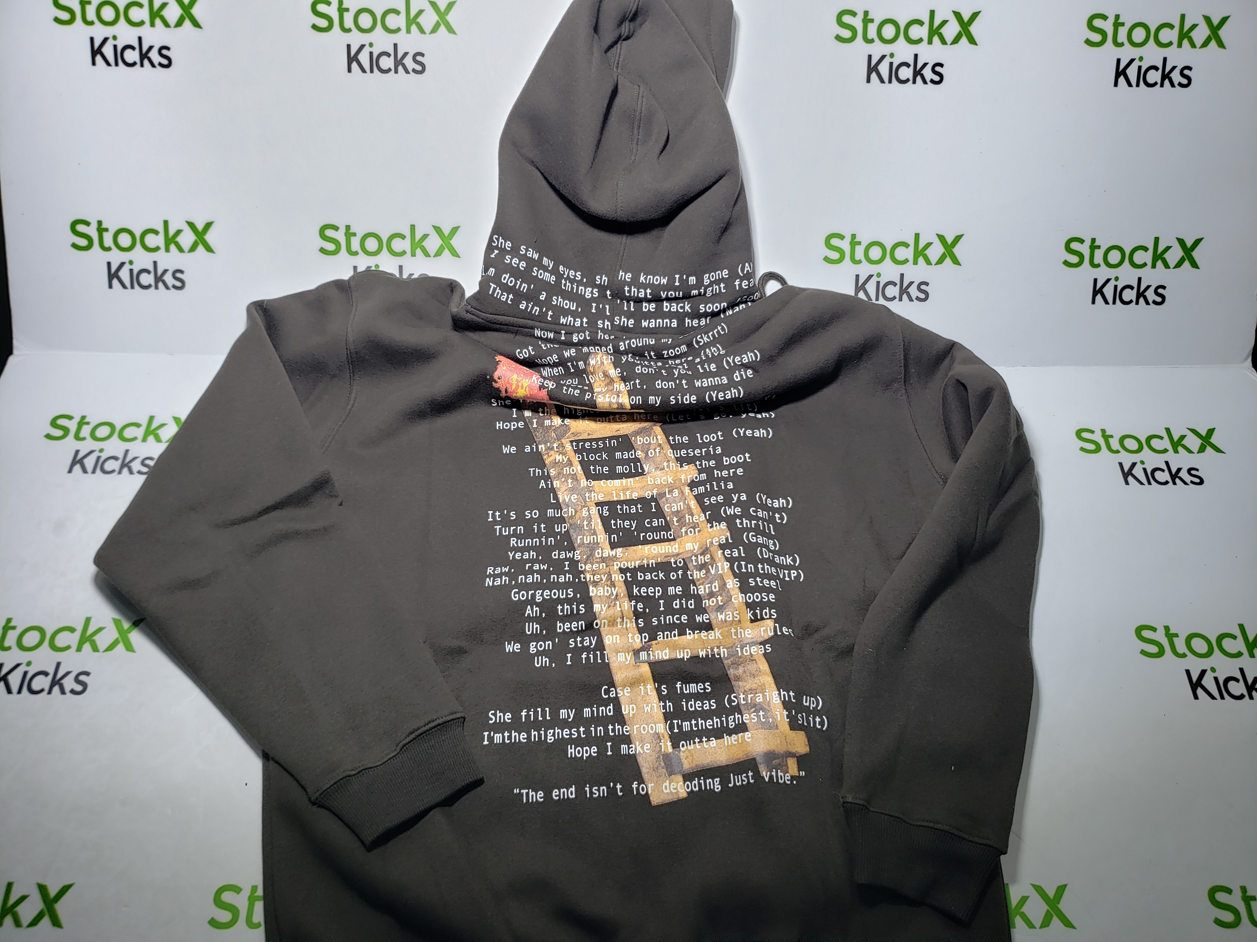 Travis Scott HITR Not For Decoding Hoodie Brown CK24110702
