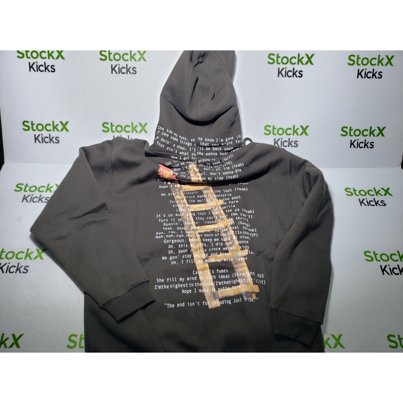 Travis Scott HITR Not For Decoding Hoodie Brown CK24110702