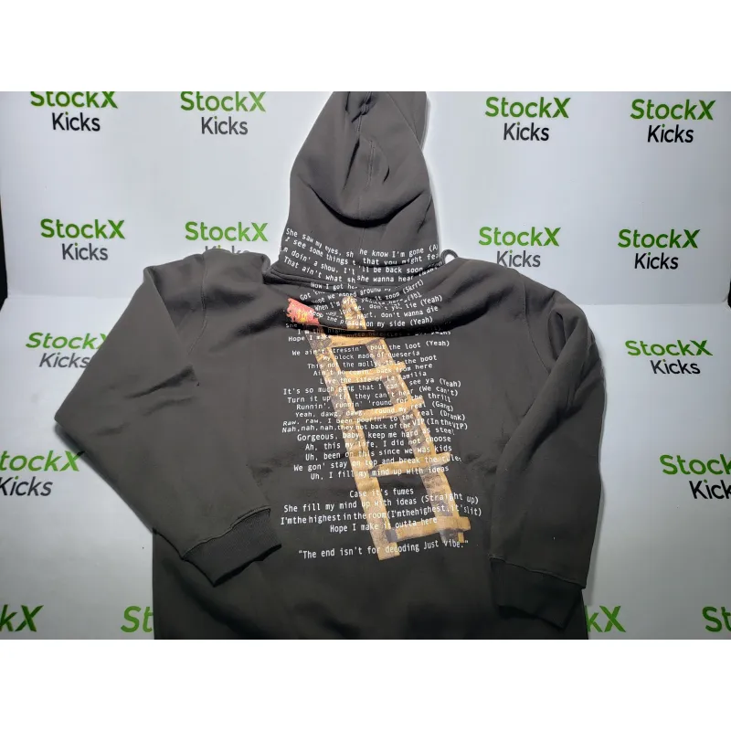 Travis Scott HITR Not For Decoding Hoodie Brown CK24110702