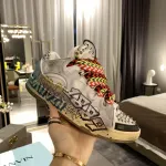 Lanvin Curb Sneaker Graffiti PB FW-SKDK02-STUD-P22-00M2