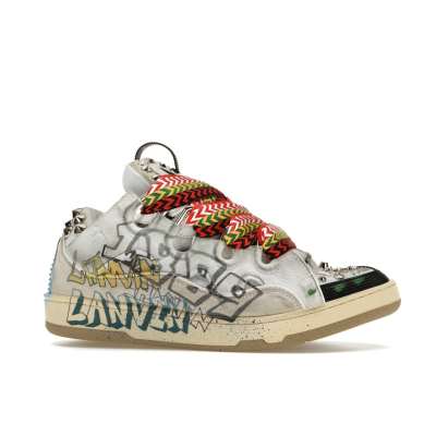 Lanvin Curb Sneaker Graffiti PB FW-SKDK02-STUD-P22-00M2 02
