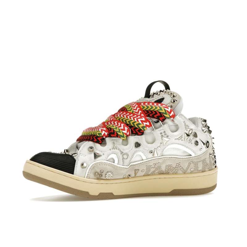 Lanvin Curb Sneaker Graffiti PB FW-SKDK02-STUD-P22-00M2