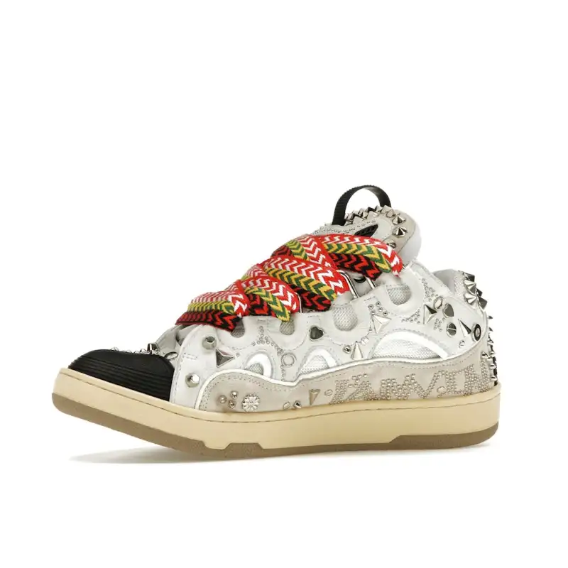 Lanvin Curb Sneaker Graffiti PB FW-SKDK02-STUD-P22-00M2