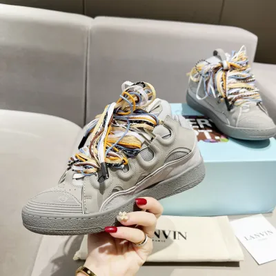 Lanvin Curb Sneaker Grey Grey PB FMSKRK11DRALH22 02