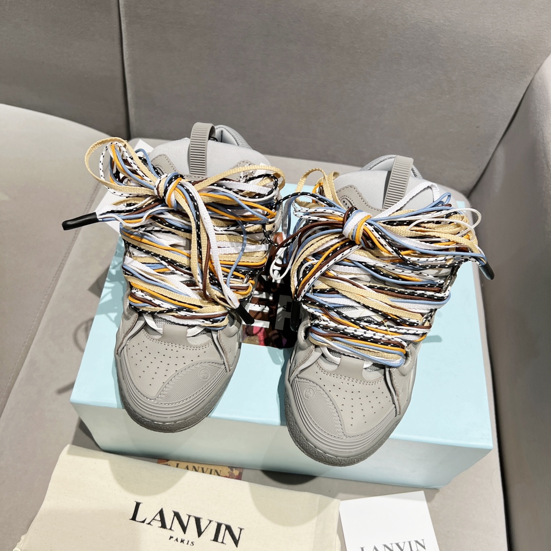 Lanvin Curb Sneaker Grey Grey PB FMSKRK11DRALH22