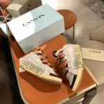 Lanvin Curb Sneaker White White Print PB 250307