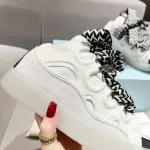 Lanvin Curb Sneakers White Black PB 250327