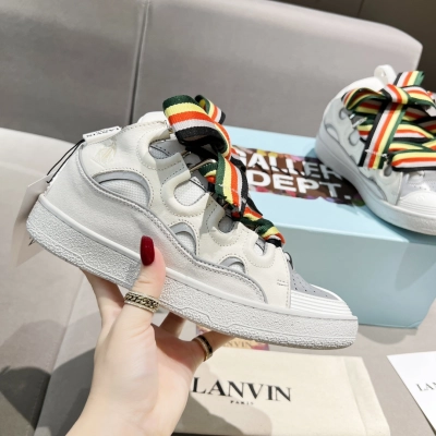 Lanvin Curb Sneakers White Multi PB FM SKRK11 REFL P2200 02