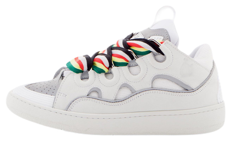 Lanvin Curb Sneakers White Multi PB FM SKRK11 REFL P2200
