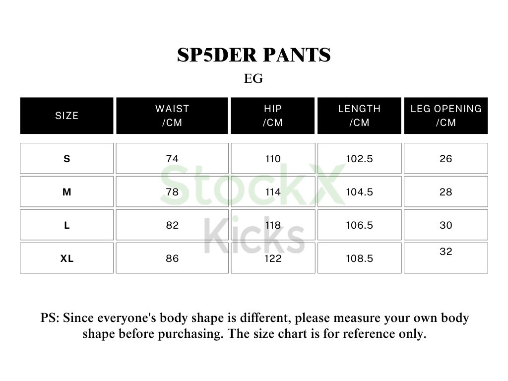 Sp5der VVS Sweatpant Black EG 250331