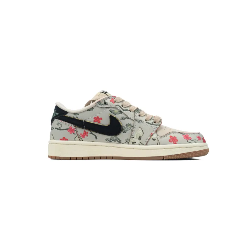 LJR Batch Air Jordan 1 Low OG Cranes Rui Hachimura Oatmeal HV8239-100