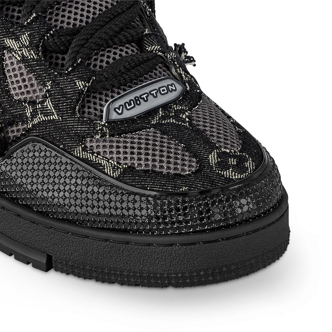 Louis Vuitton LV Skate Sneaker Black Swarovski Monogram 1ABMHV