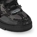 Louis Vuitton LV Skate Sneaker Black Swarovski Monogram 1ABMHV